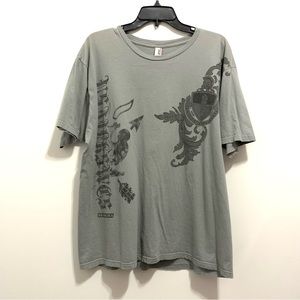 Men’s Gray Army Military Style Tee Shirt